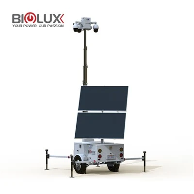 Remolc de càmera solar mòbil CCTV