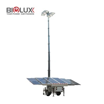 Torre de llum LED remolcable